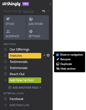 隱藏或顯示導航 隱藏或顯示導航
